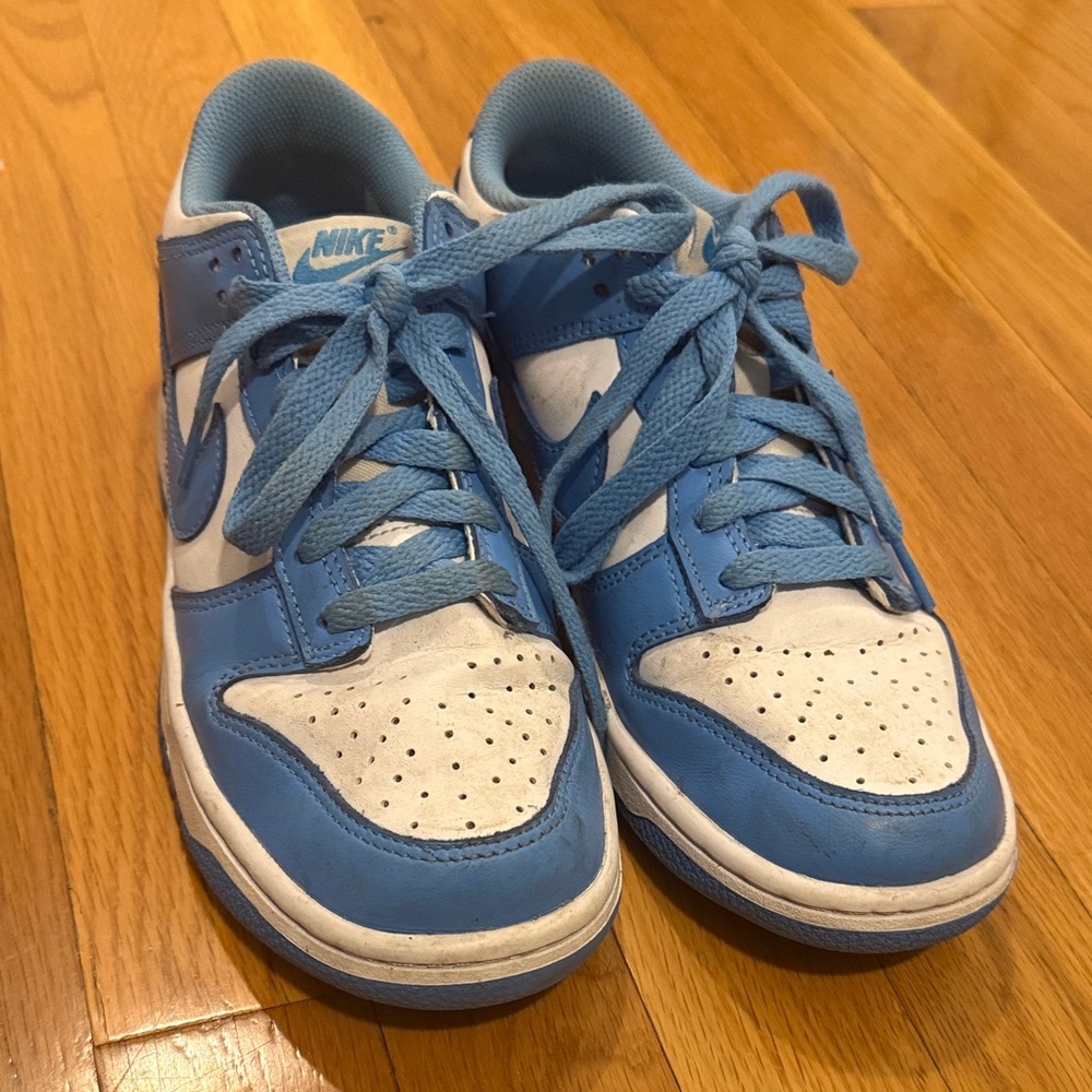 Nike Kids Blue and White Sneakers